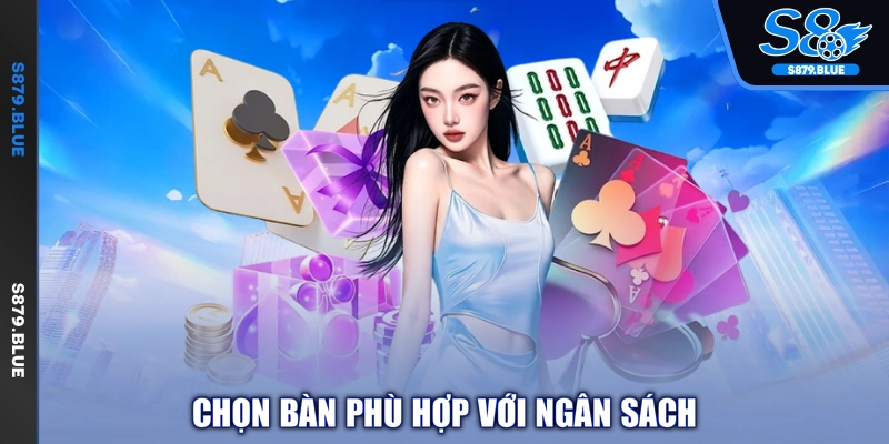 Chọn bàn phù hợp với ngân sách