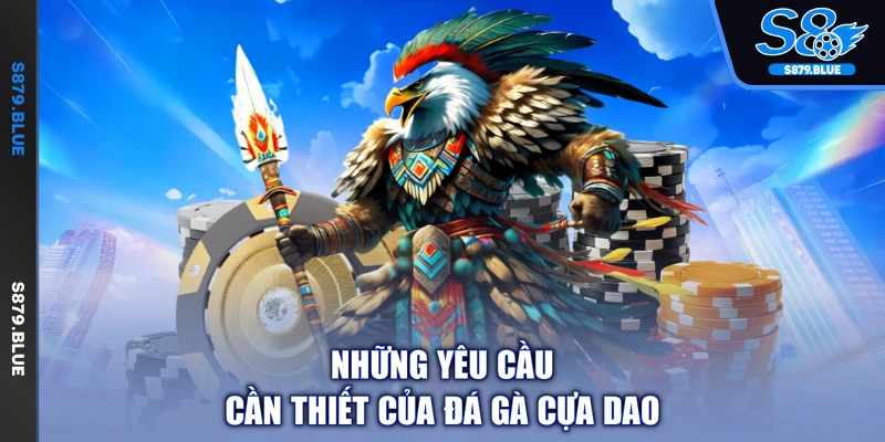 Những yêu cầu cần thiết của đá gà cựa dao