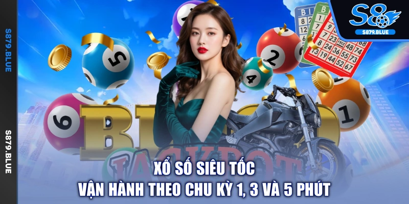 Xổ số siêu tốc vận hành theo chu kỳ 1, 3 và 5 phút